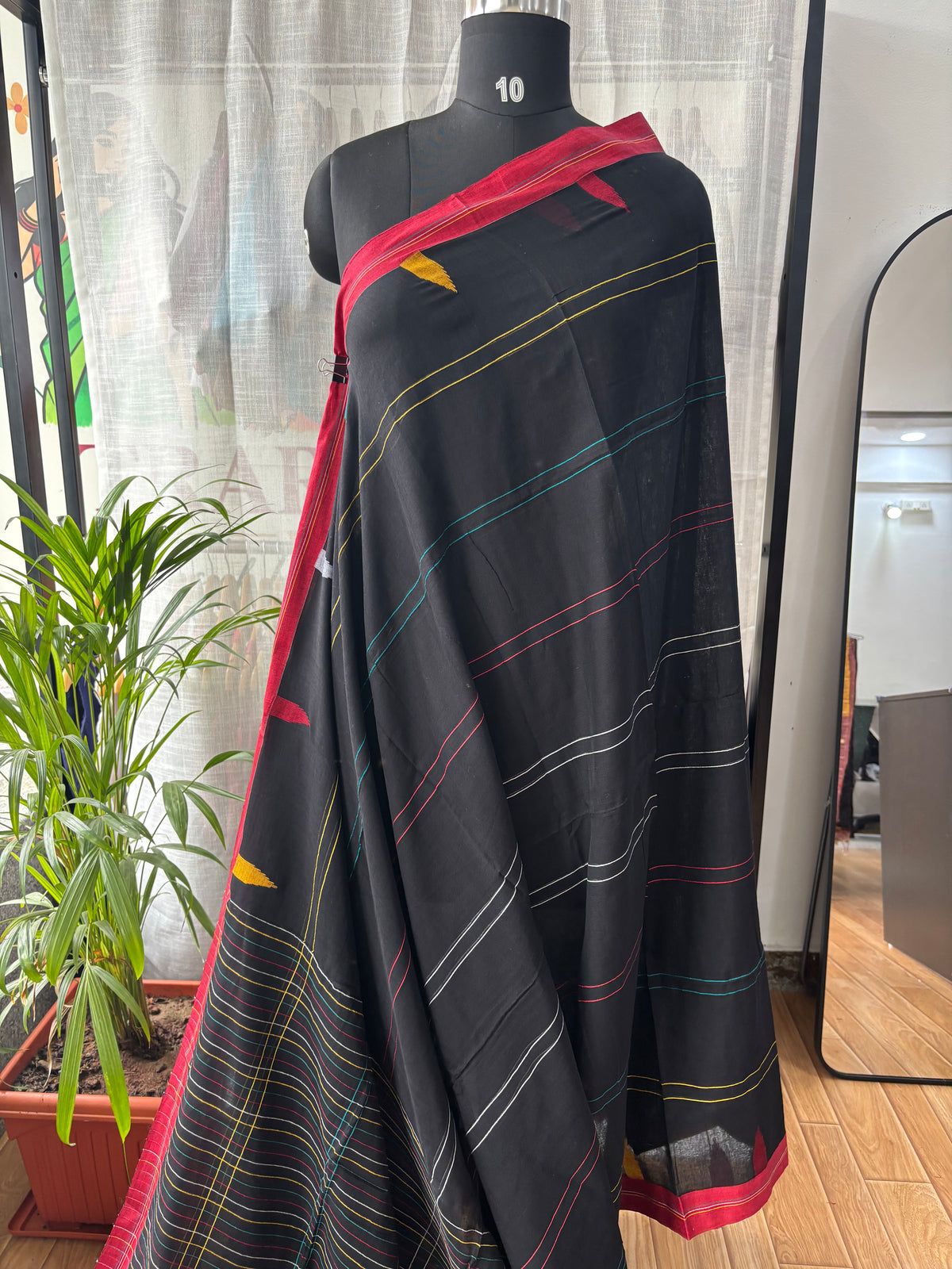 BLACK JAMDANI SAREE