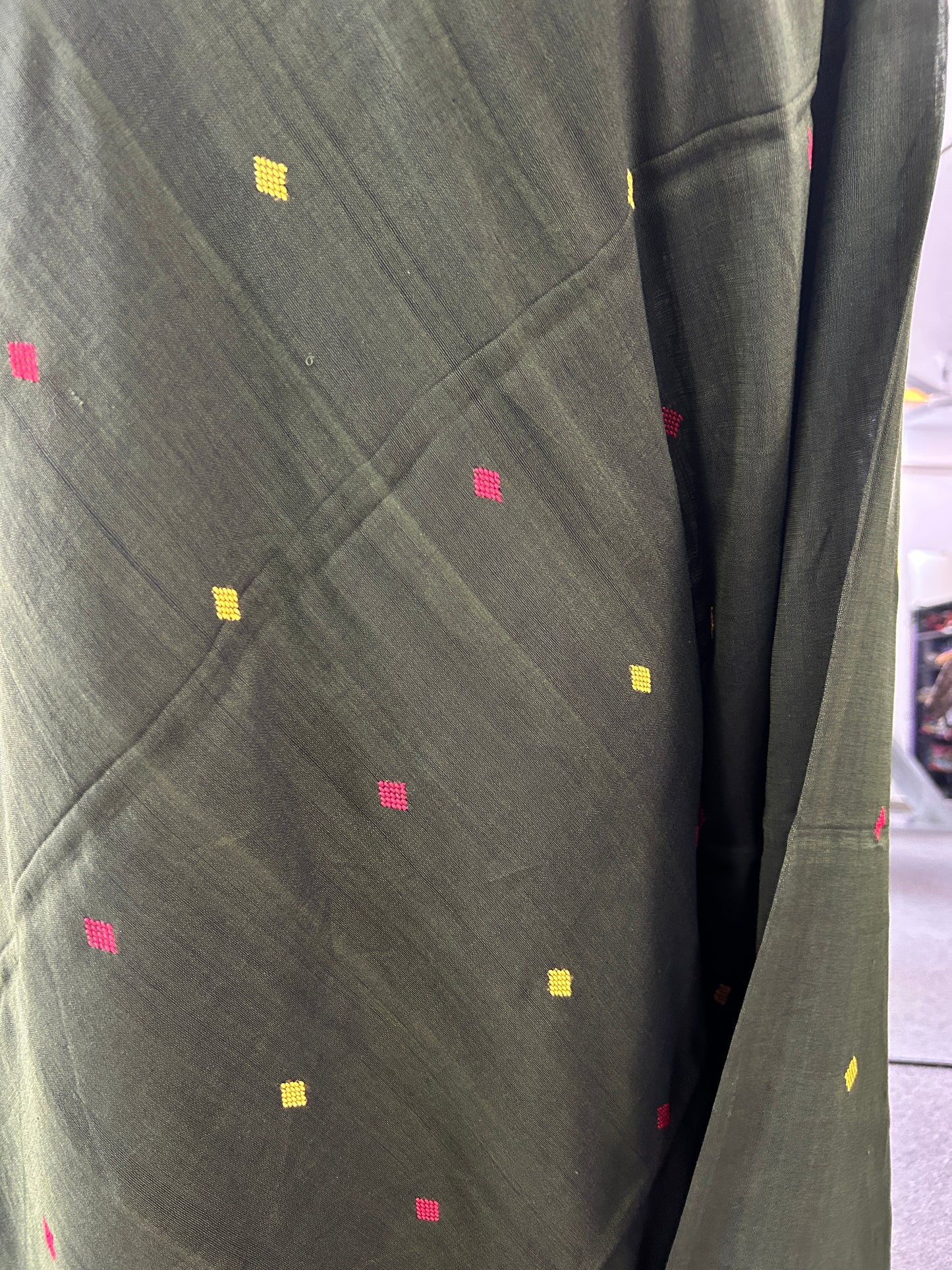 GREEN JAMDANI SAREE