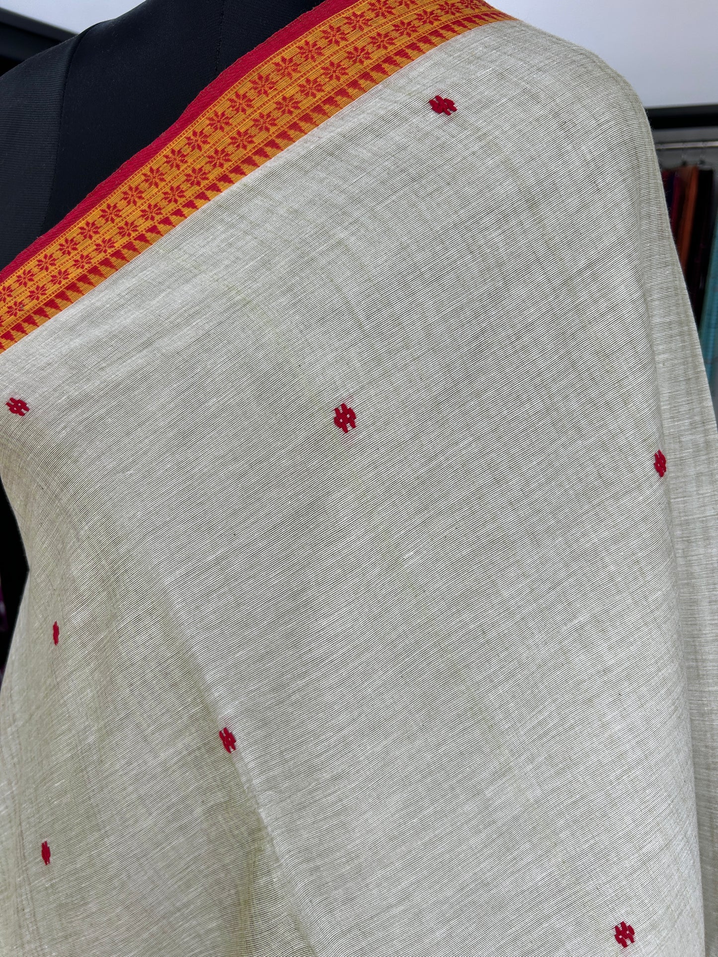 GREEN DHANIAKHALI SAREE