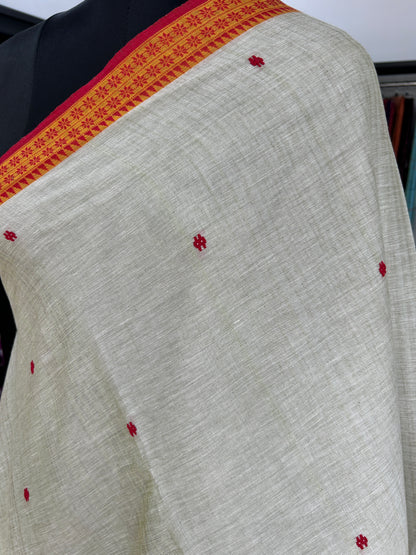 GREEN DHANIAKHALI SAREE