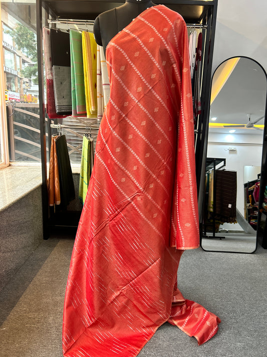 ORANGE TISSUE SAREE