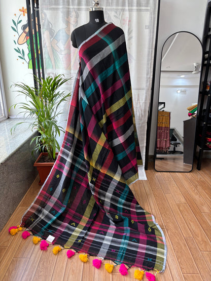 BLACK INSPIRED BHUJODI SAREE