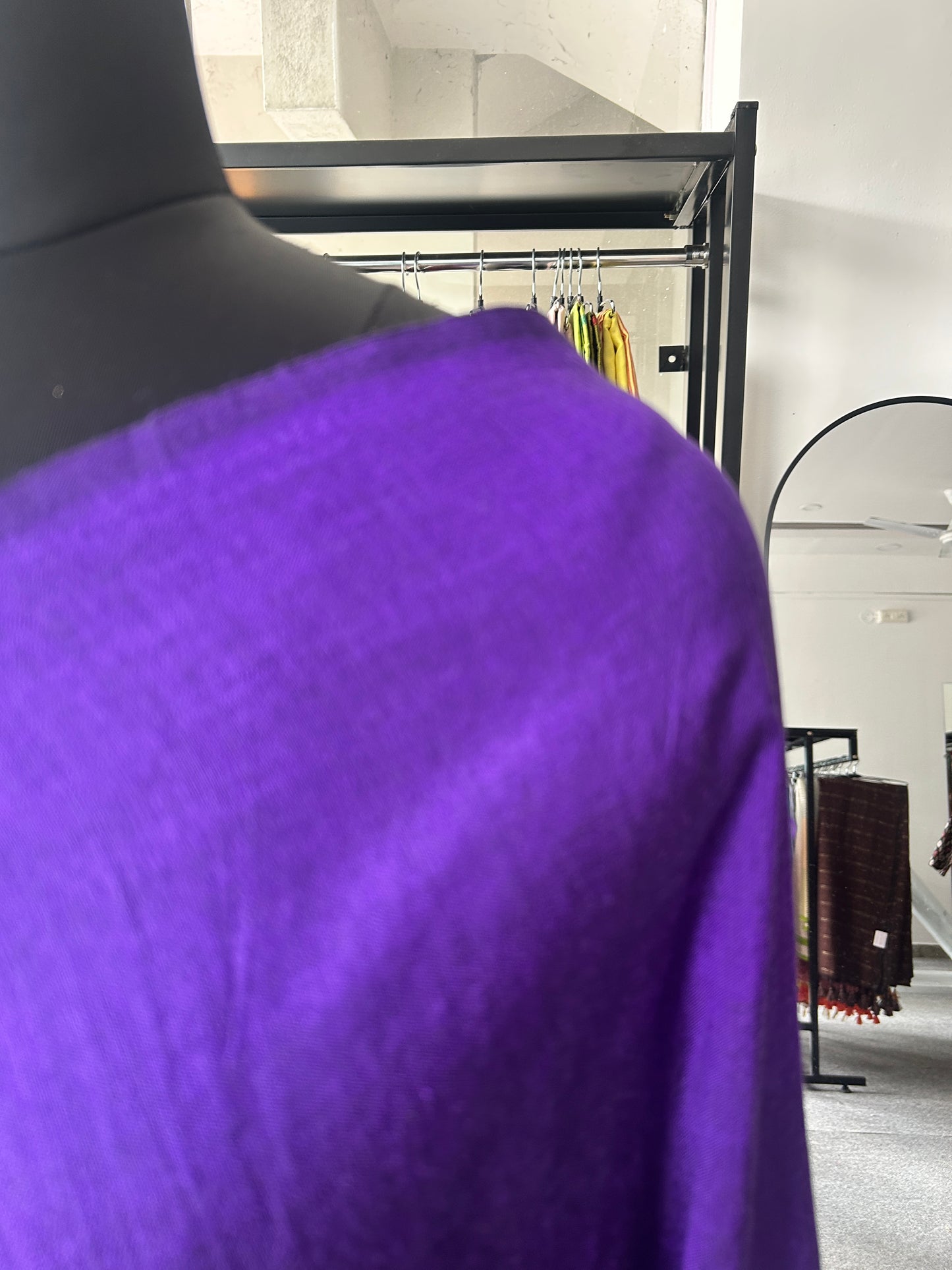 PURPLE ACRYLIC COTTON