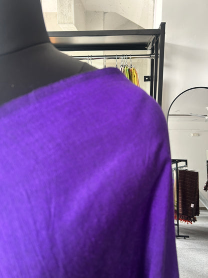 PURPLE ACRYLIC COTTON