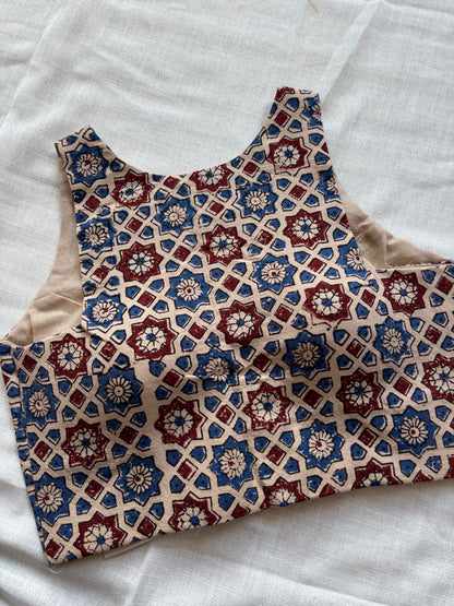 BIEGE COTTON BLOUSE