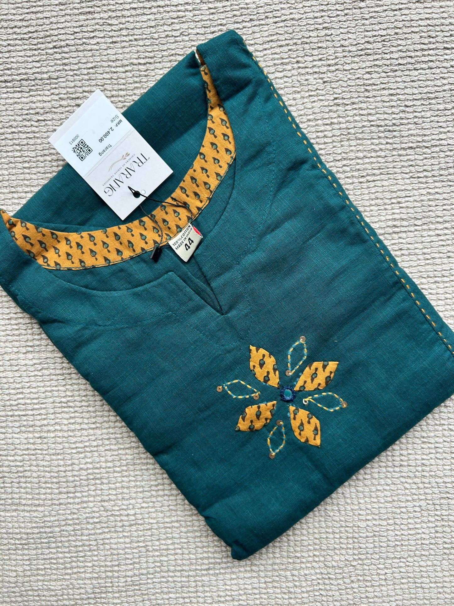 GREEN GAMTHI COTTON SUIT