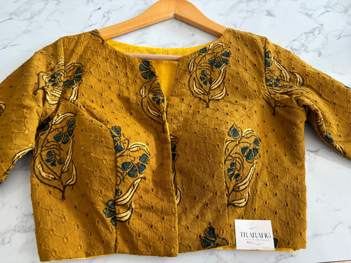 YELLOW HAKOBA BLOUSE