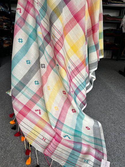 MULTICOLOUR BHUJODI JAMDANI