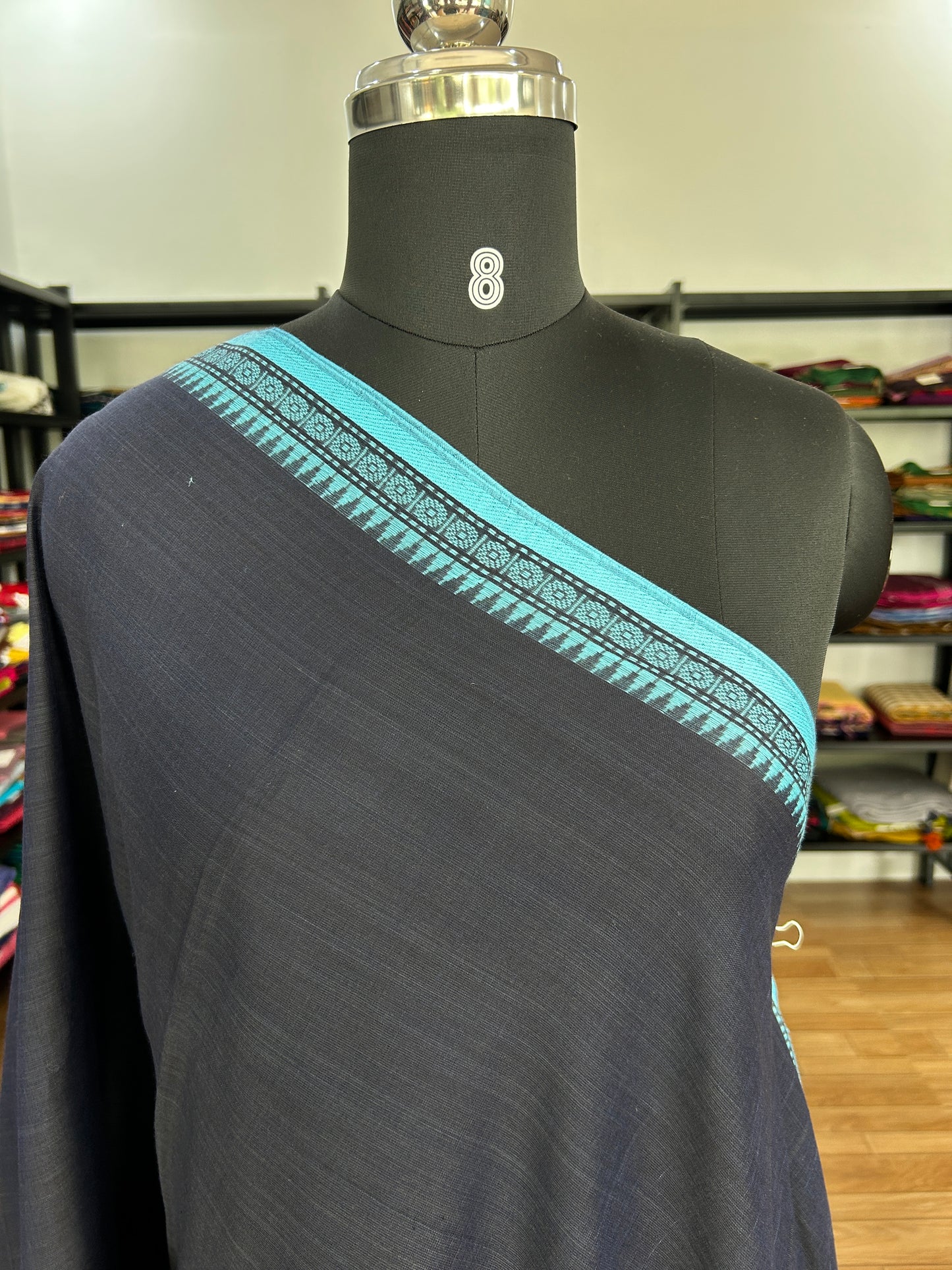 BLACK DHANIAKHALI SAREE