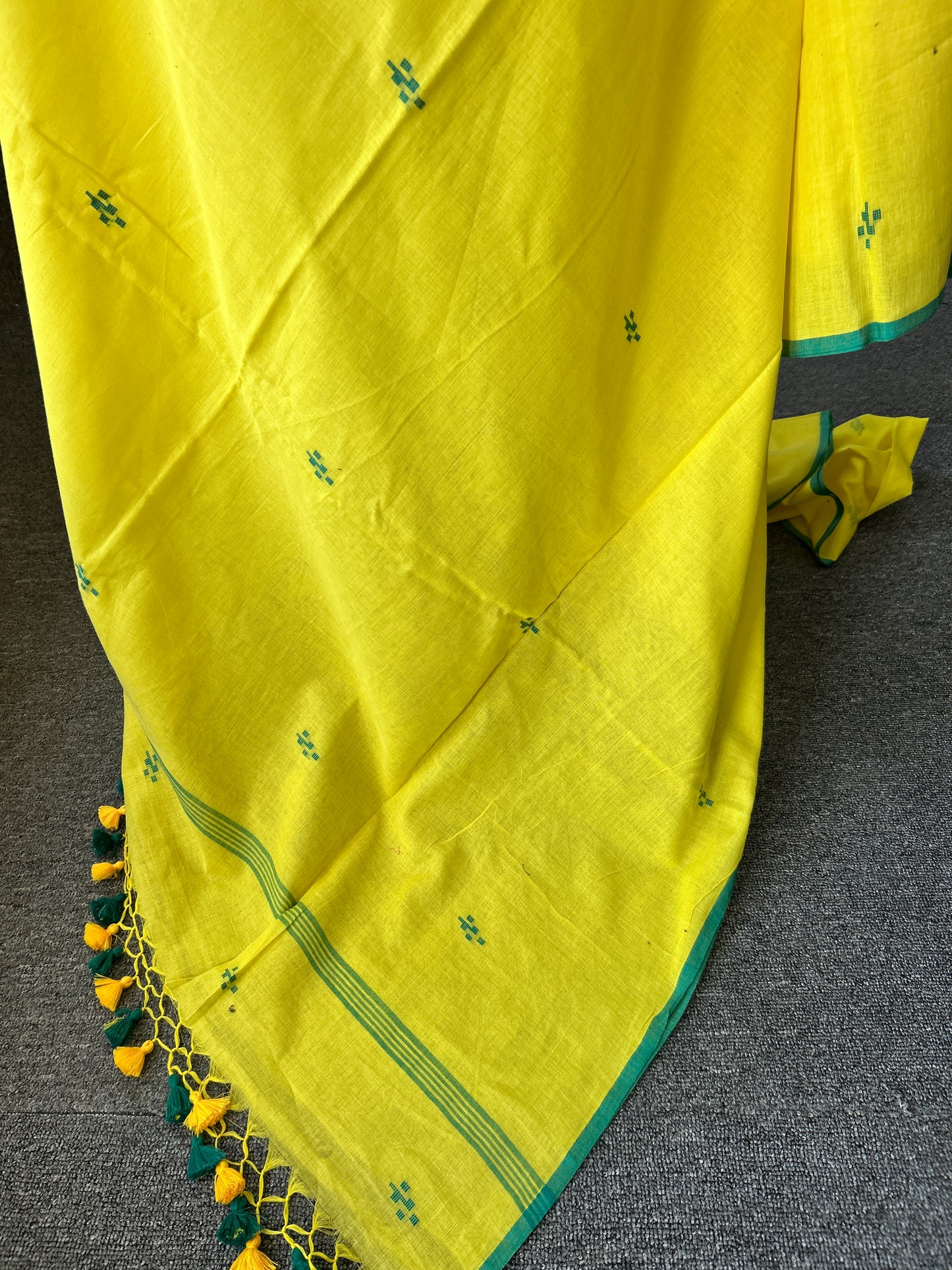 YELLOW JAMDANI