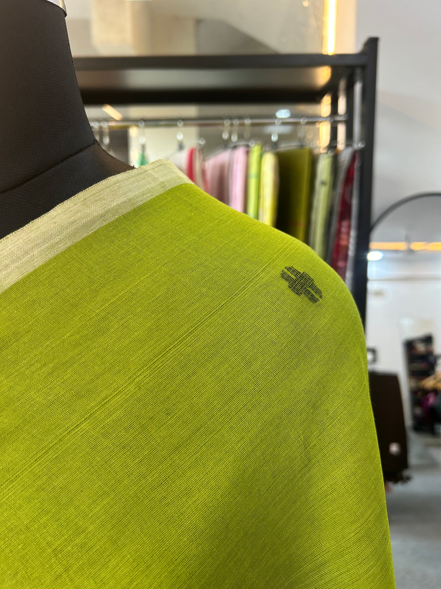 GREEN MUL JAMDANI SAREE