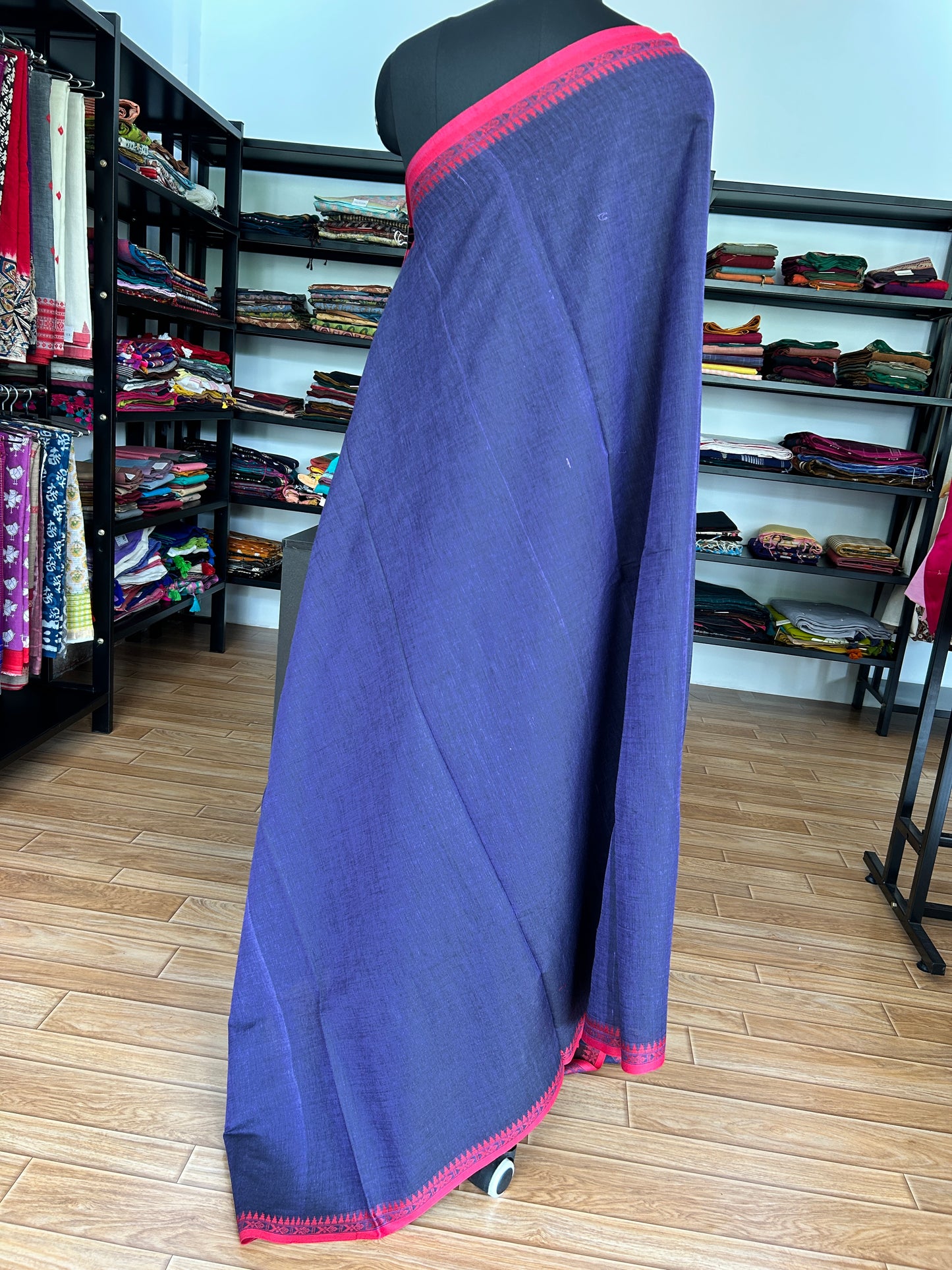PURPLE DHANIAKHALI SAREE