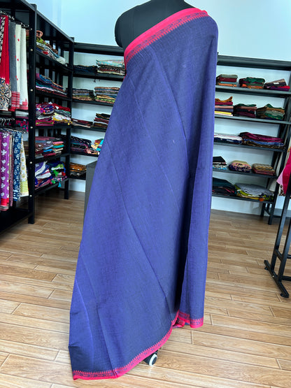 PURPLE DHANIAKHALI SAREE