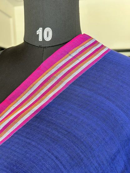 BLUE JAMDANI SAREE