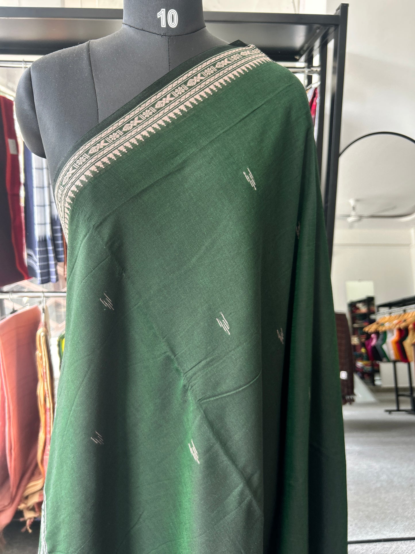 GREEN DHANIAKHALI SAREE