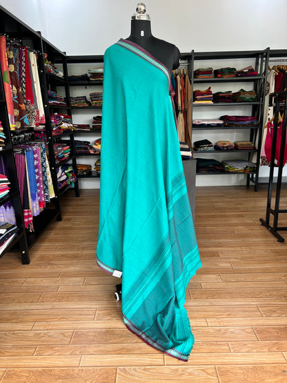 BLUE DHANIAKHALI SAREE