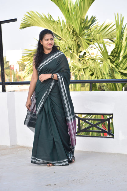 GREEN DHANIAKHALI SAREE