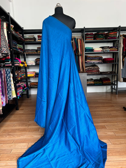 BLUE ACRYLIC SAREE