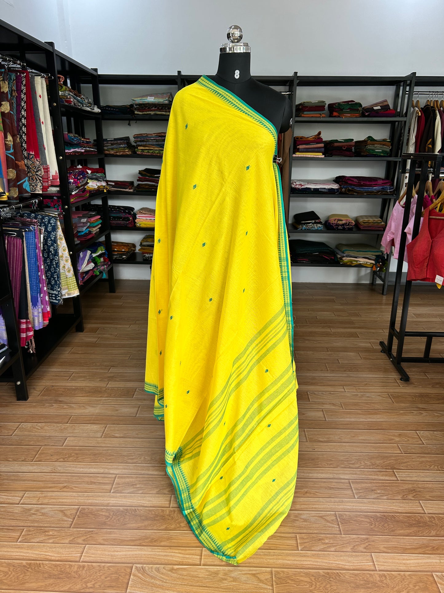 YELLOW DHANIAKHALI SAREE
