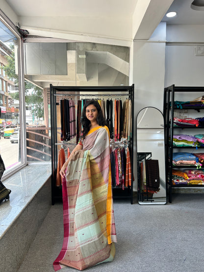CHECKS DHANIAKHALI SAREE