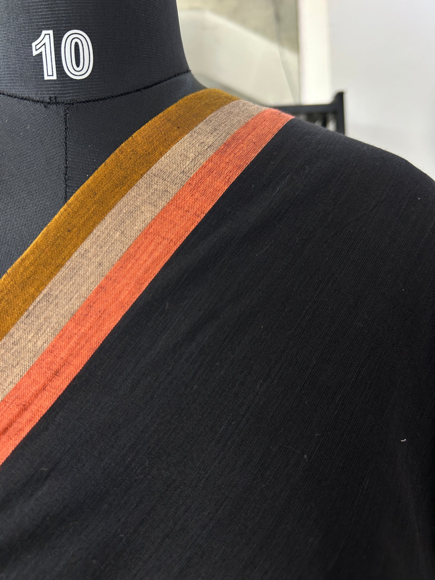 BLACK DHANIAKHALI SAREE