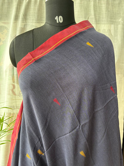 DARK BLUE JAMDANI SAREE
