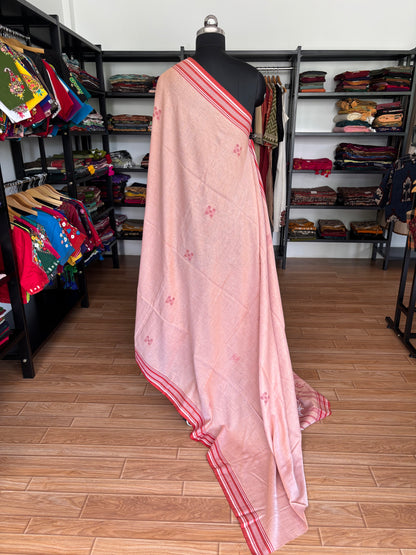 RED BHUJODI SAREE