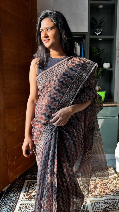 Black kota saree