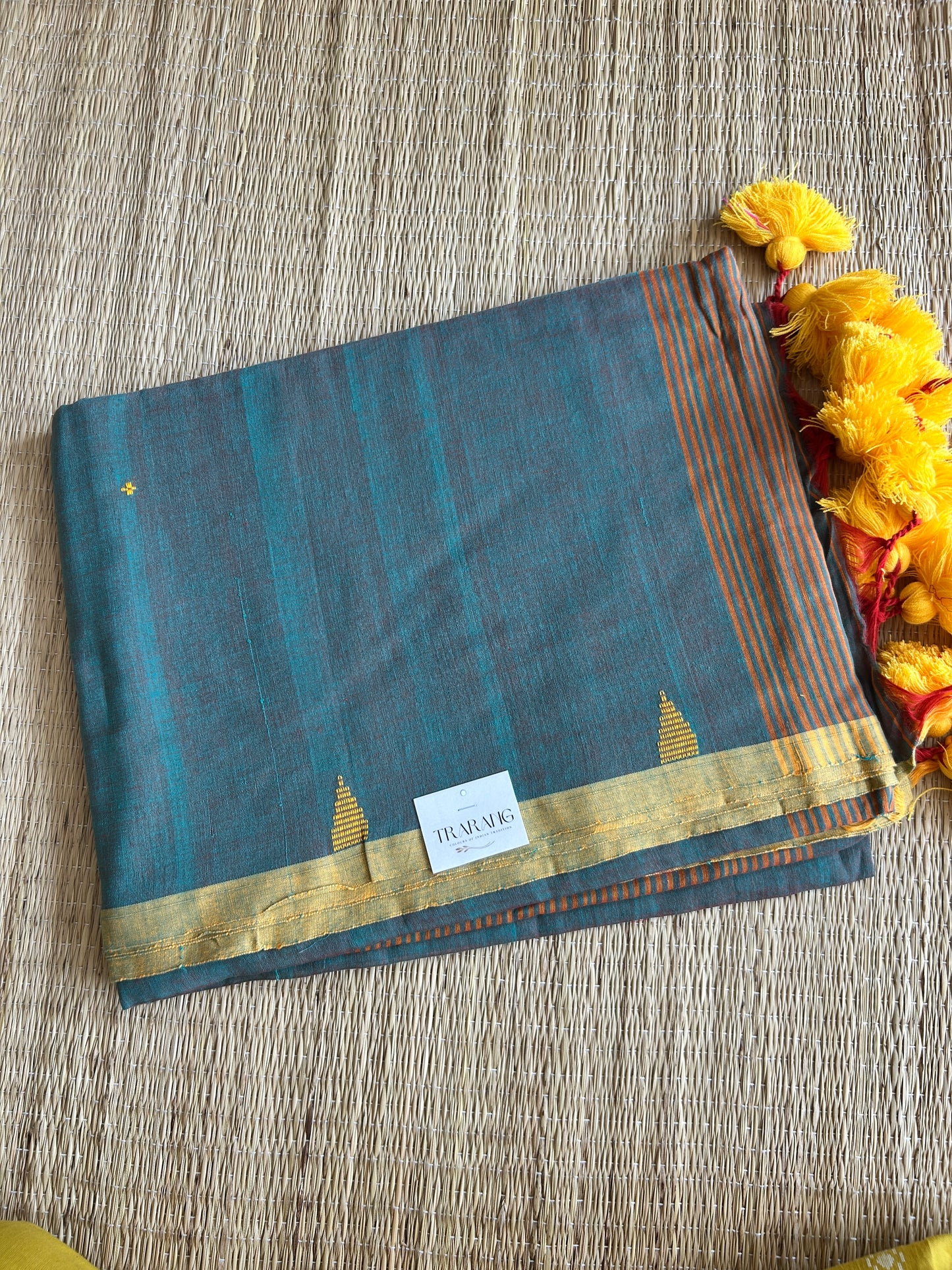 GREEN JAMDANI SAREE