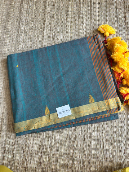 GREEN JAMDANI SAREE