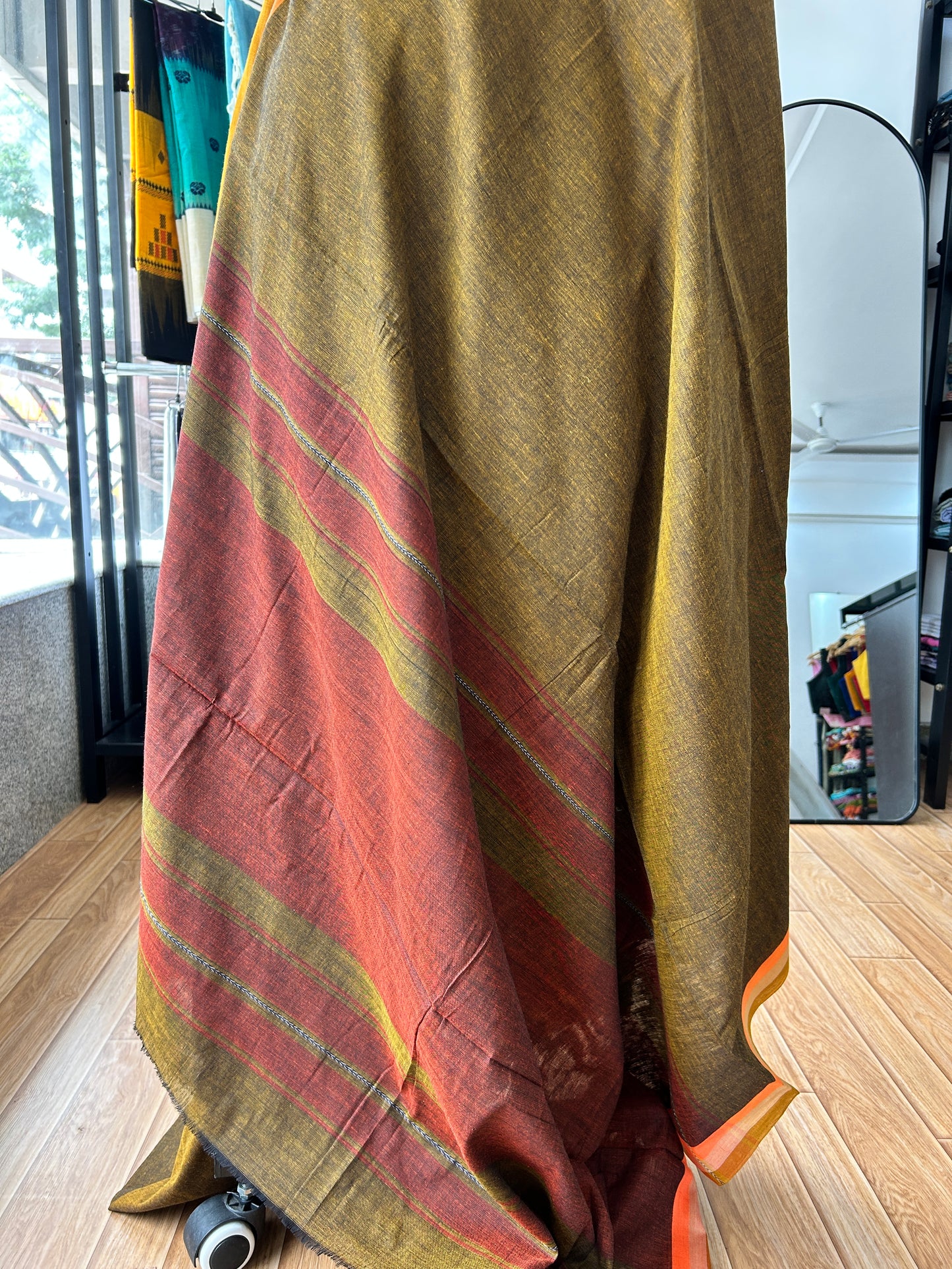 YELLOW DHANIAKHALI SAREE