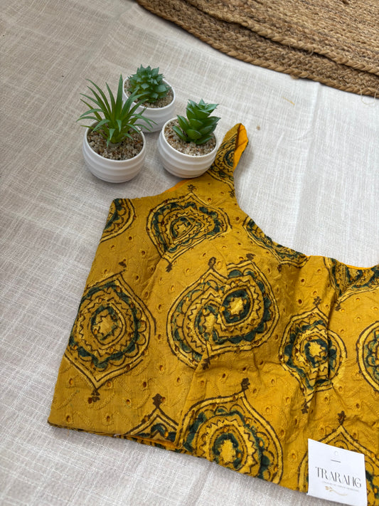YELLOW HAKOBA BLOUSE
