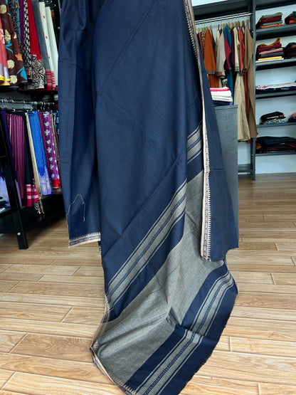 BLACK DHANIAKHALI SAREE
