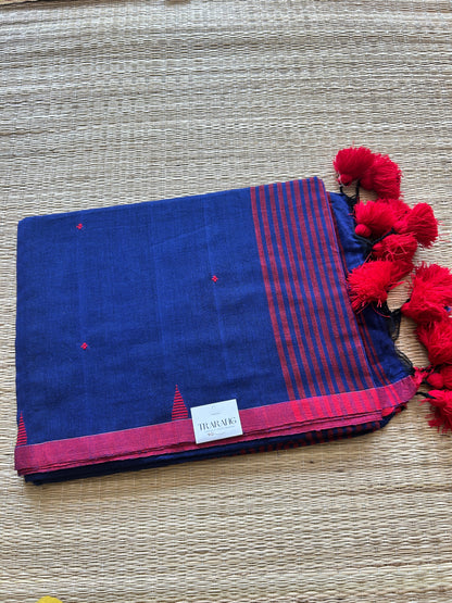 DARK BLUE JAMDANI SAREE