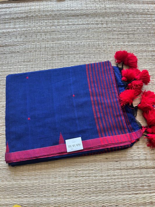 DARK BLUE JAMDANI SAREE