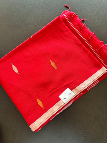 RED MUL JAMDANI SAREE