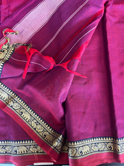 PINK NARAYANPET SAREE