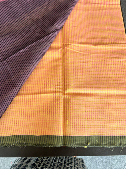 ORANGE MANGALAGIRI SAREE