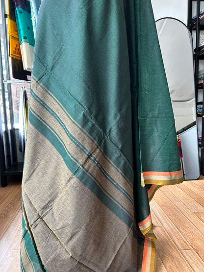 GREEN DHANIAKHALI SAREE