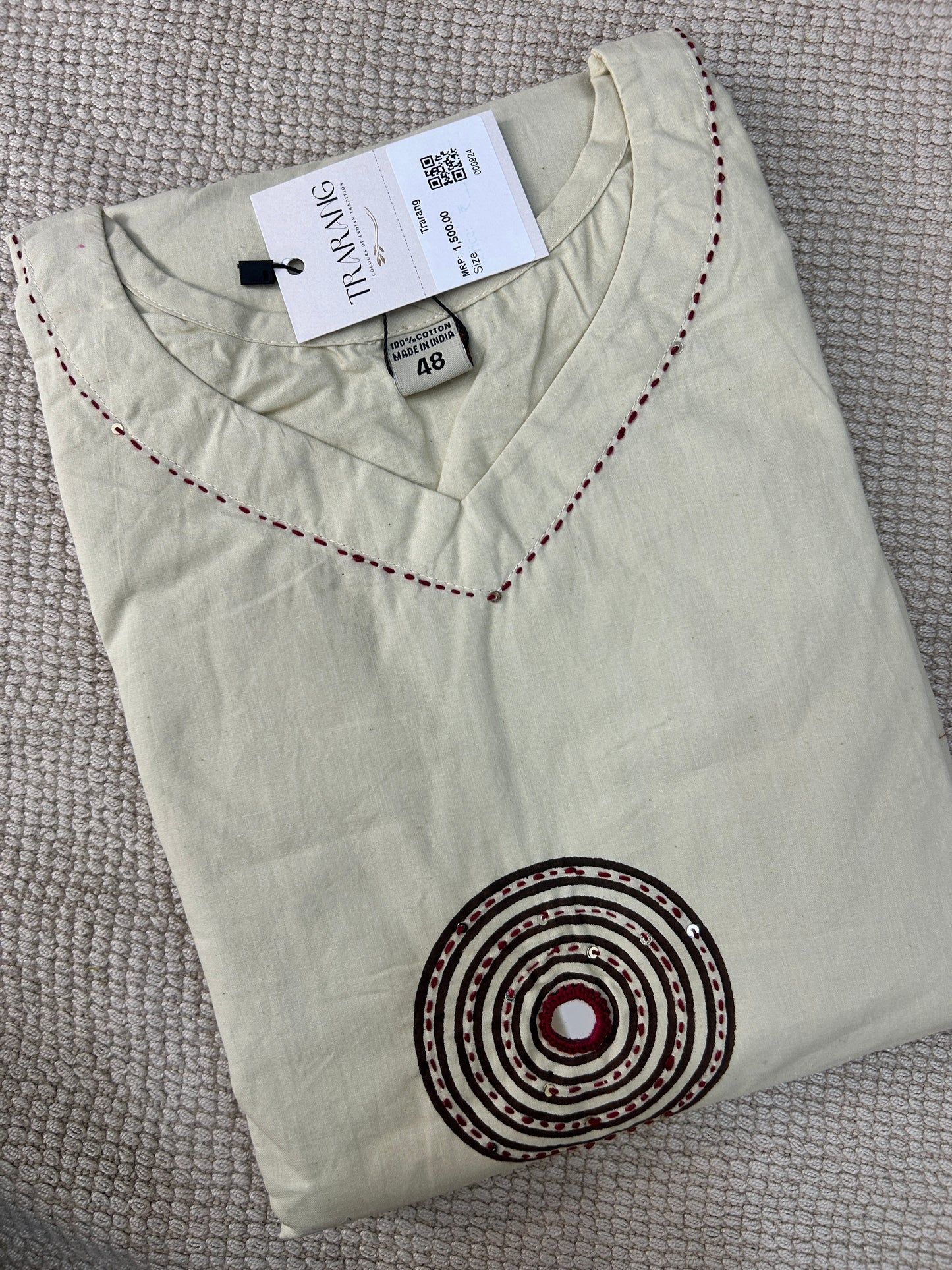 WHITE COTTON SUIT