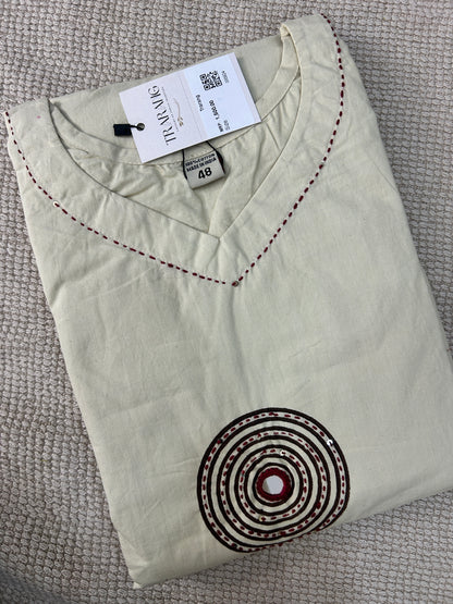 WHITE COTTON SUIT