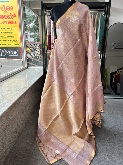 PINK TISSUE JAMDANI