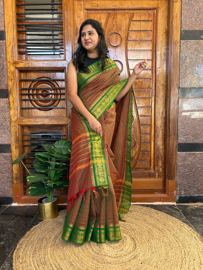 BROWN KANCHI COTTON