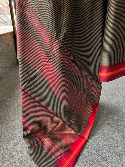 BLACK DHANIAKHALI SAREE