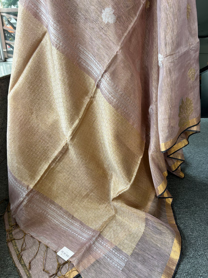 PINK TISSUE JAMDANI
