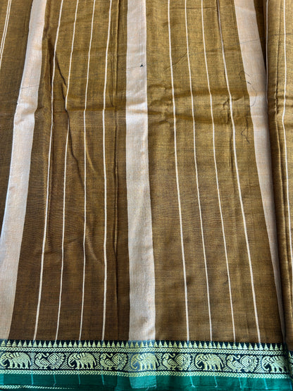 YELLOW NARAYANPET SAREE