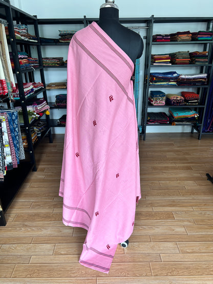 PINK DHANIAKHALI SAREE