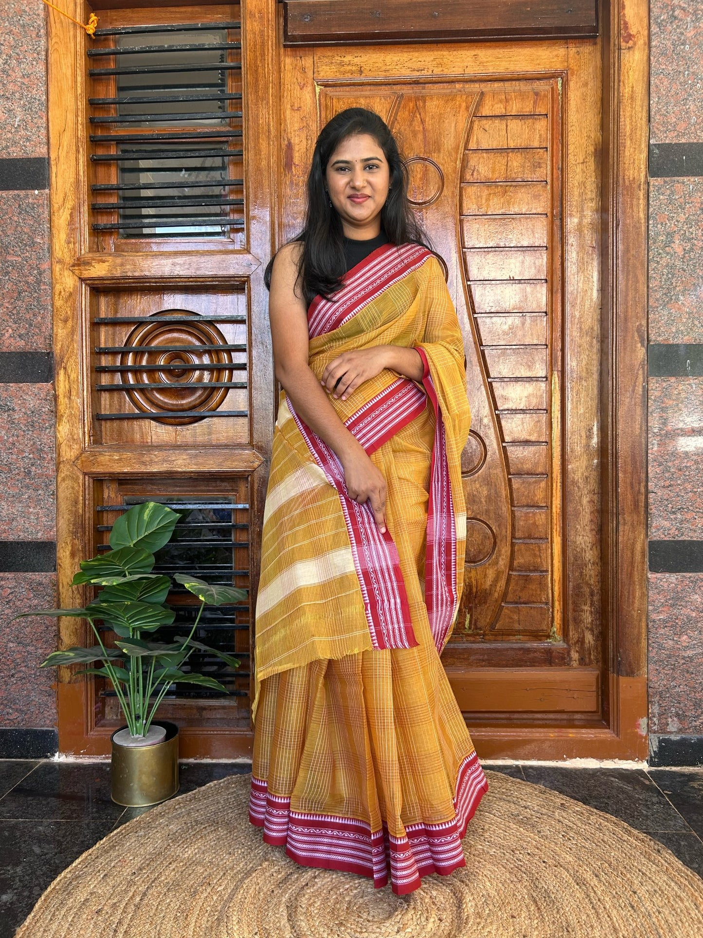 YELLOW NARAYANPET SAREE