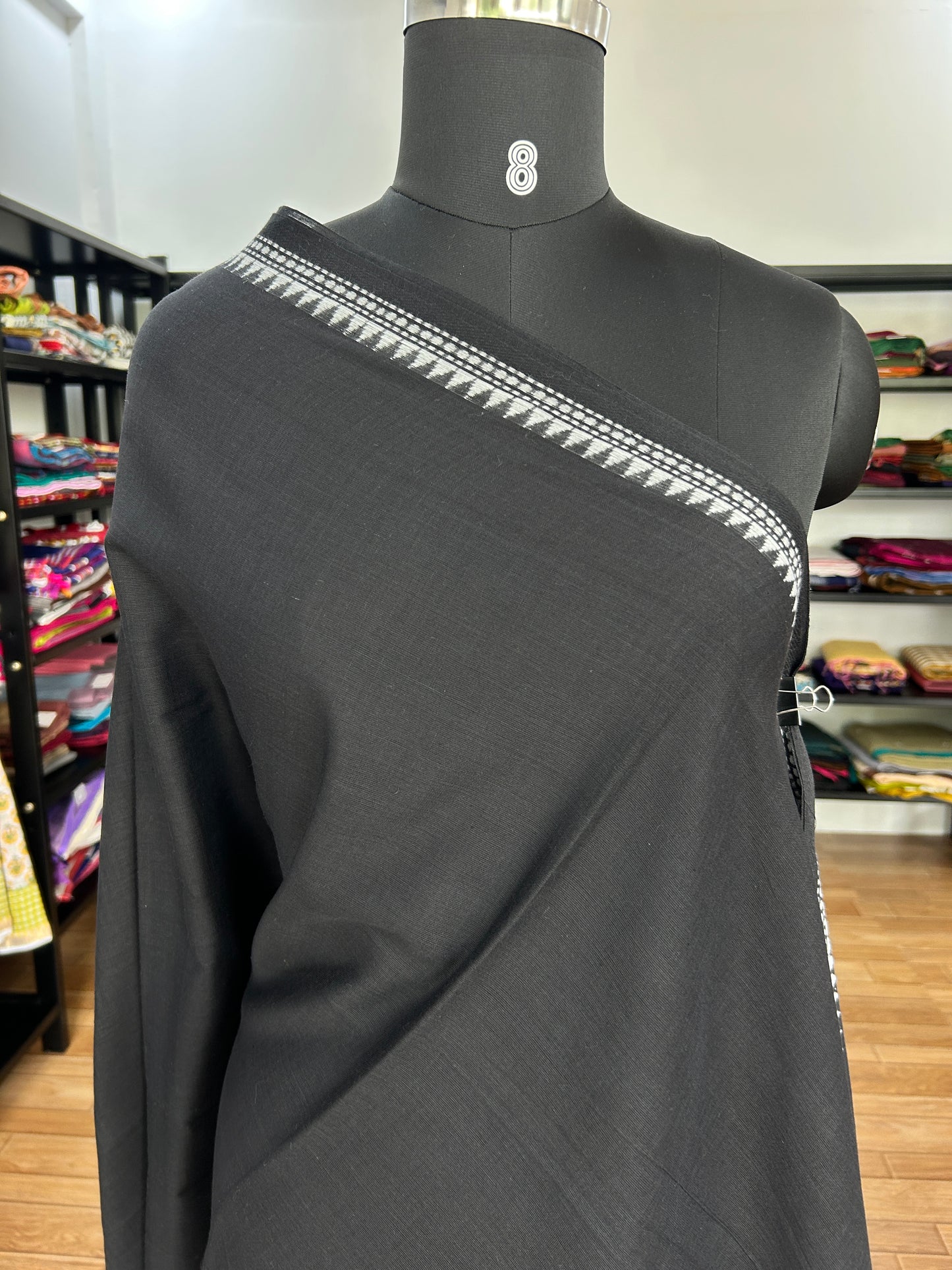 BLACK DHANIAKHALI SAREE