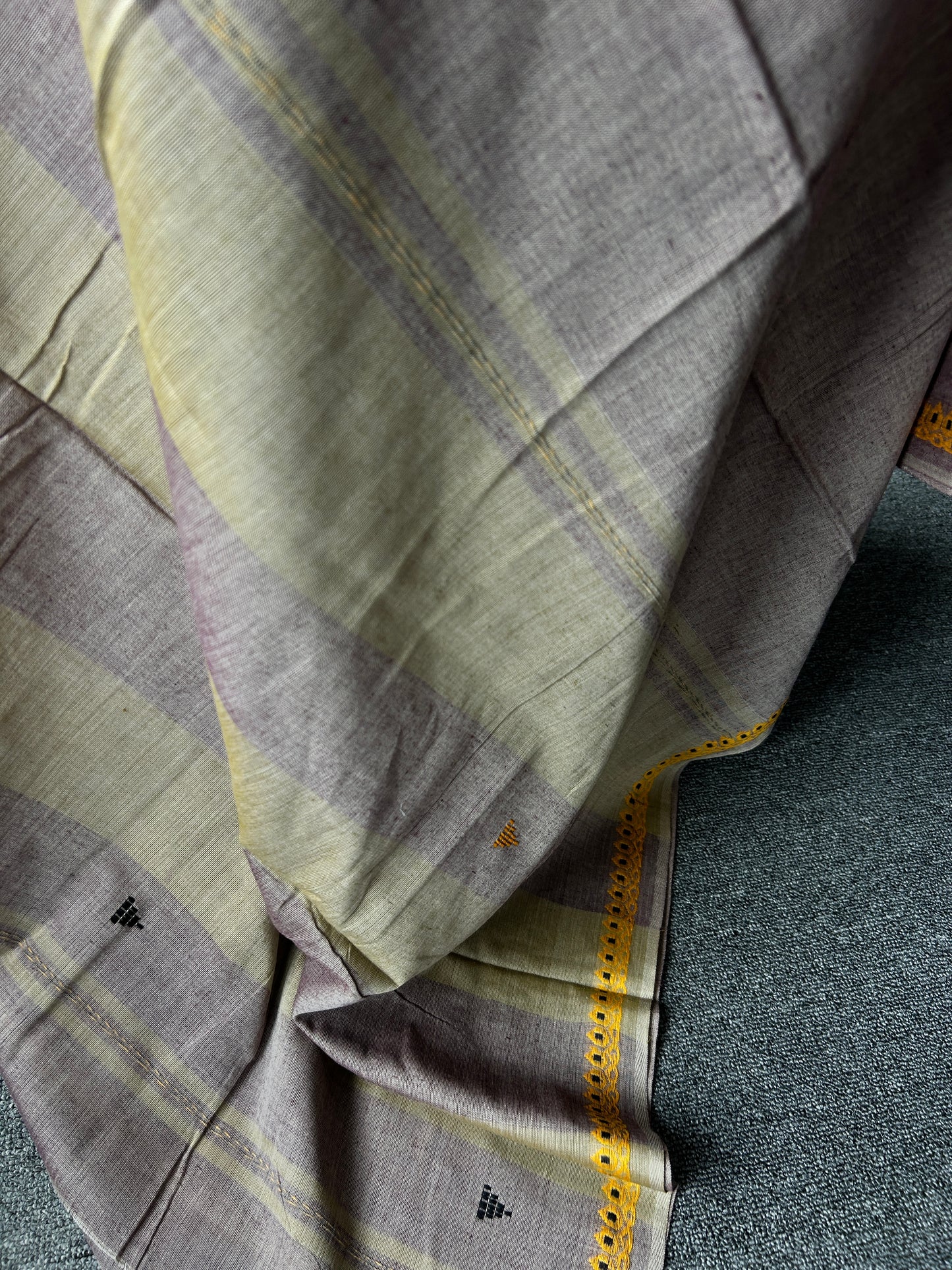 GREY DHANIAKHALI SAREE